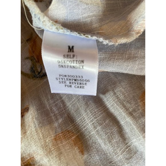 Sold Womens Vintage Blue Floral Promesa Wrap Dress Womens M - Picture 7 of 9